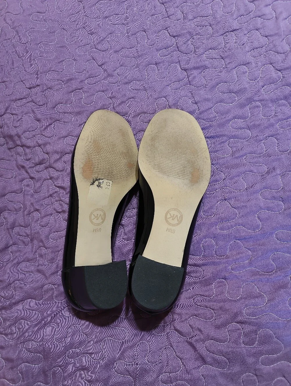 Michael Kors Lainey Black Patent Leather Loafers Size 6.5